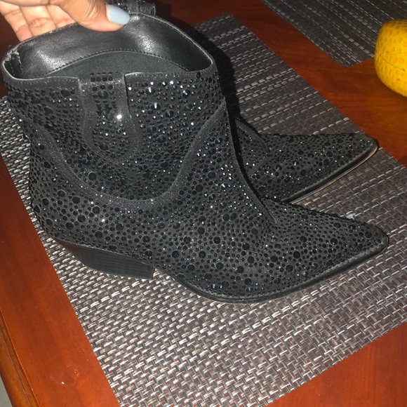 Prwnd JESSICA SIMPSON
Oviedo 2 Embellished Booties  8.5 black - Picture 4 of 13